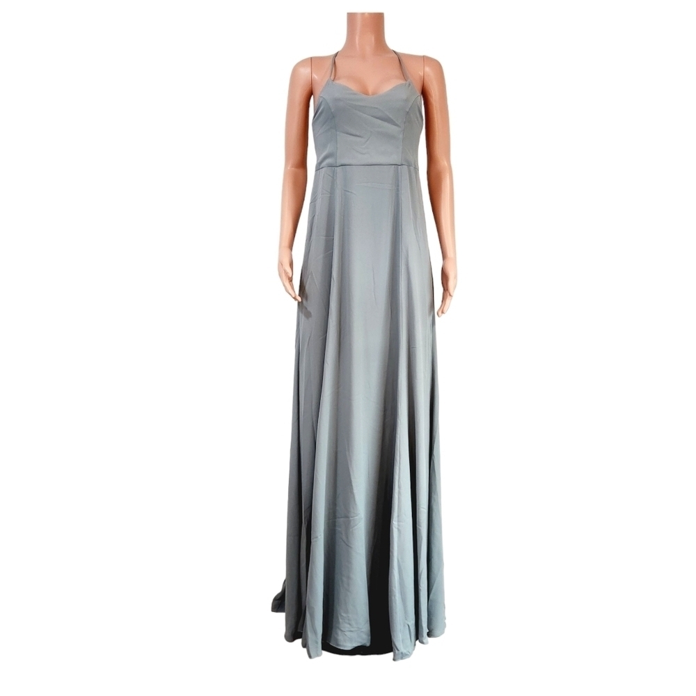 Show Me Your MuMu Womens Godshaw Goddess Gown Dress Lace Up Size L